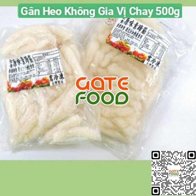 GÂN HEO KHÔNG GIA VỊ CHAY 500G