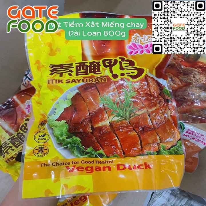 VỊT TIỀM XẮT MIẾNG CHAY ĐÀI LOAN 800G