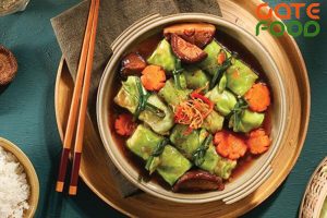 Cách làm Bắp Cải Cuộn Kho Chay