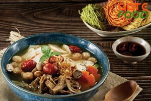 Cách làm Canh Chân Nấm Táo Đỏ Chay