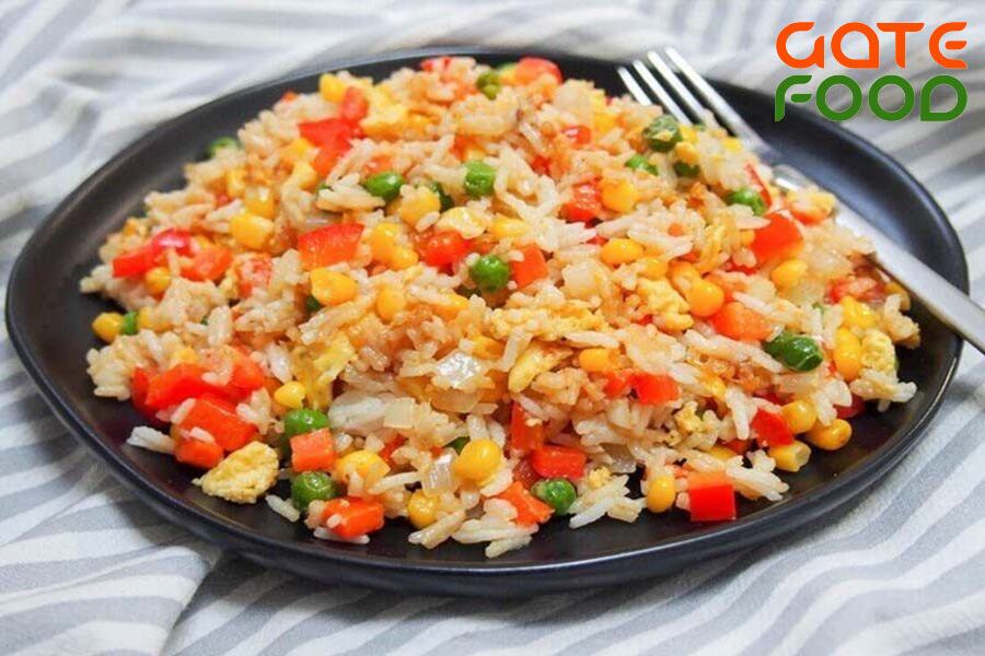 Cách làm Cơm Chiên Thập Cẩm Chay