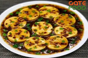 Đậu phụ non sốt nấm đông cô