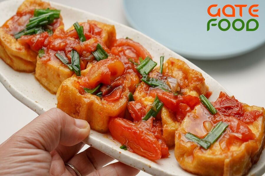 Đậu phụ sốt cà chua