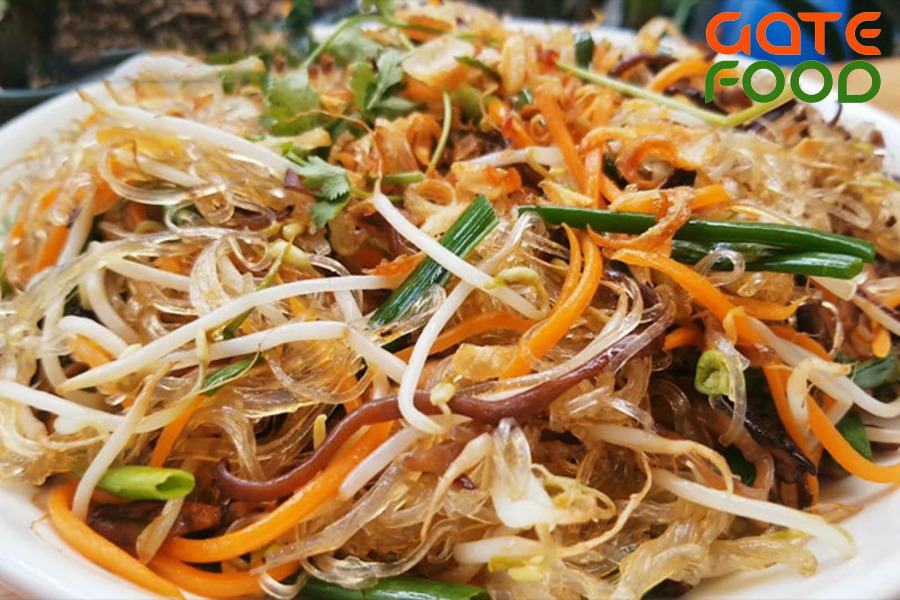 Cách làm Miến Xào Giá Đậu Nành Chay