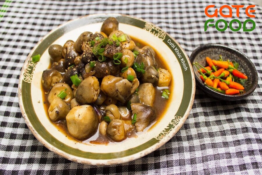 Cách làm Nấm kho tiêu chay