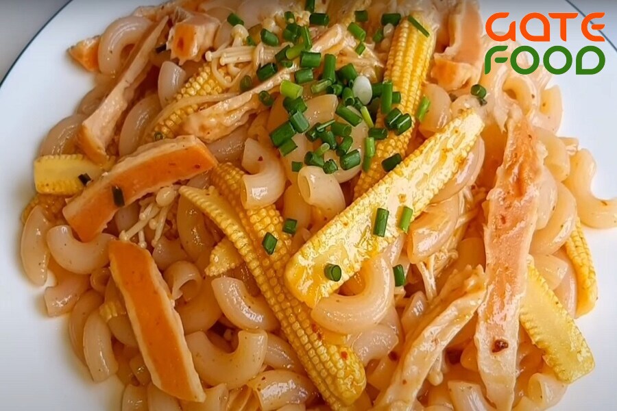 Cách làm Nui Xào Thập Cẩm Chay