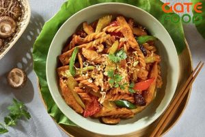 Cách làm Nui Xào Thập Cẩm Chay