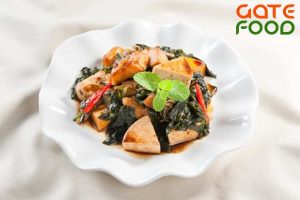Cách làm Bí đỏ kho rong biển