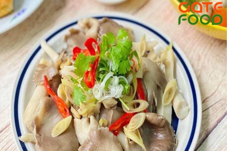 Cách làm Nấm bào ngư hấp sả