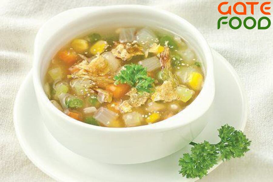 Cách làm súp hột lựu chay